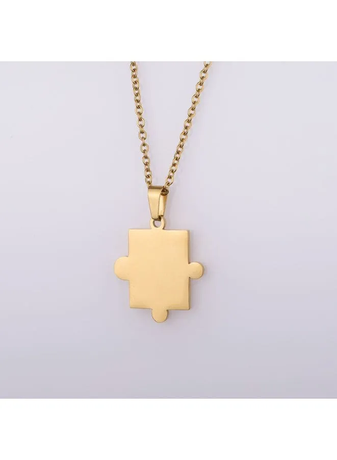 Unique Matching Puzzle Pieces Necklaces for Couples Set - Make a Statement with Your Accessories