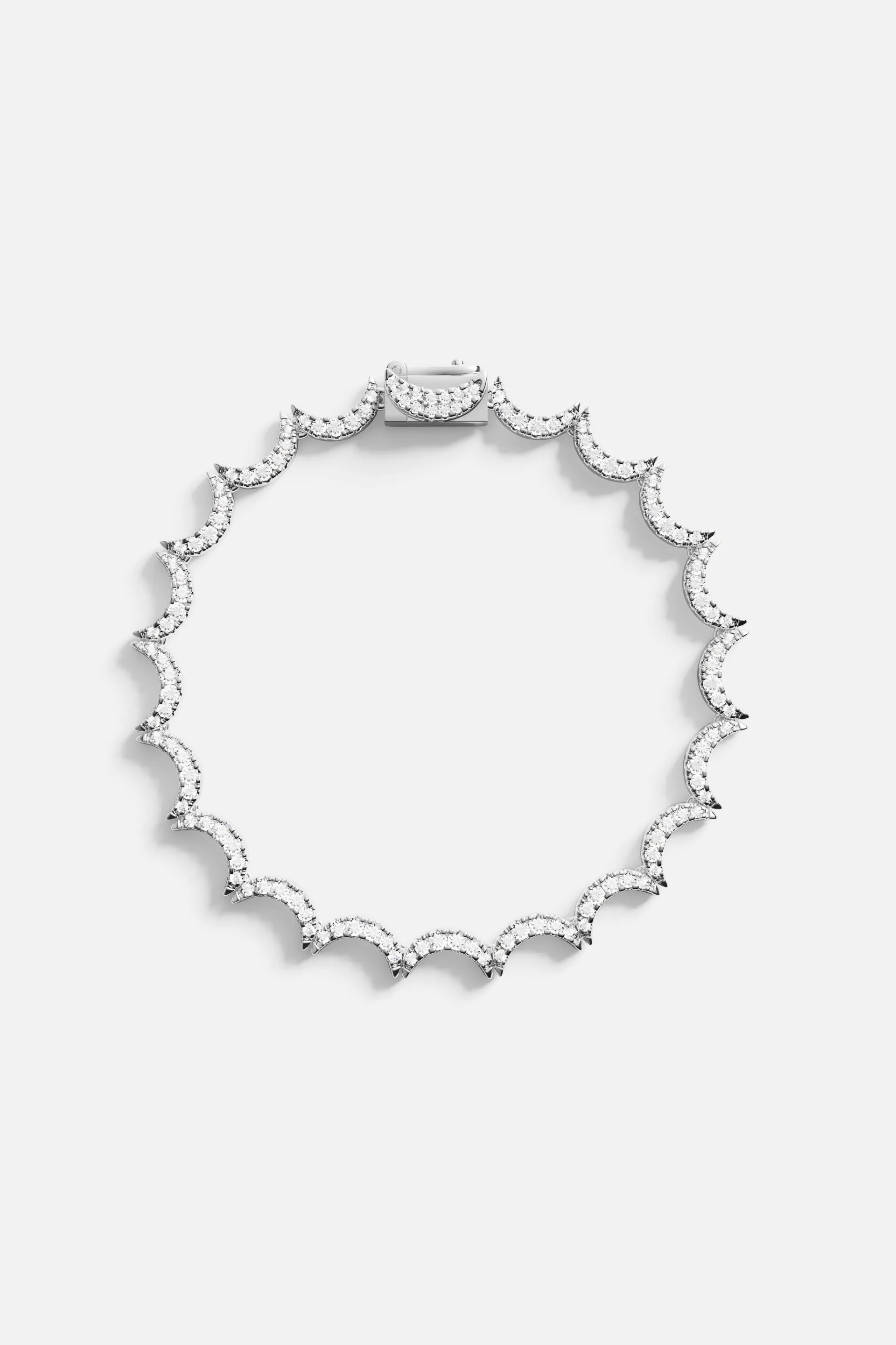 Wavy Silver Bracelet